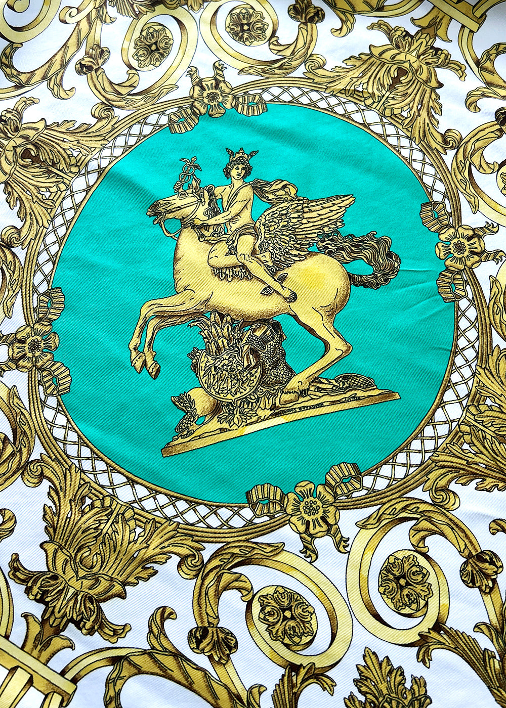 Hermès 100% Silk Les Tuileries Silk Scarf 90cm