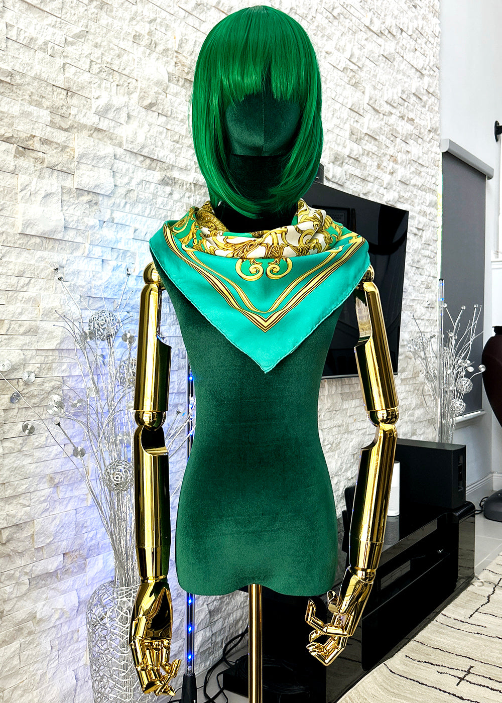 Hermès 100% Silk Les Tuileries Silk Scarf 90cm