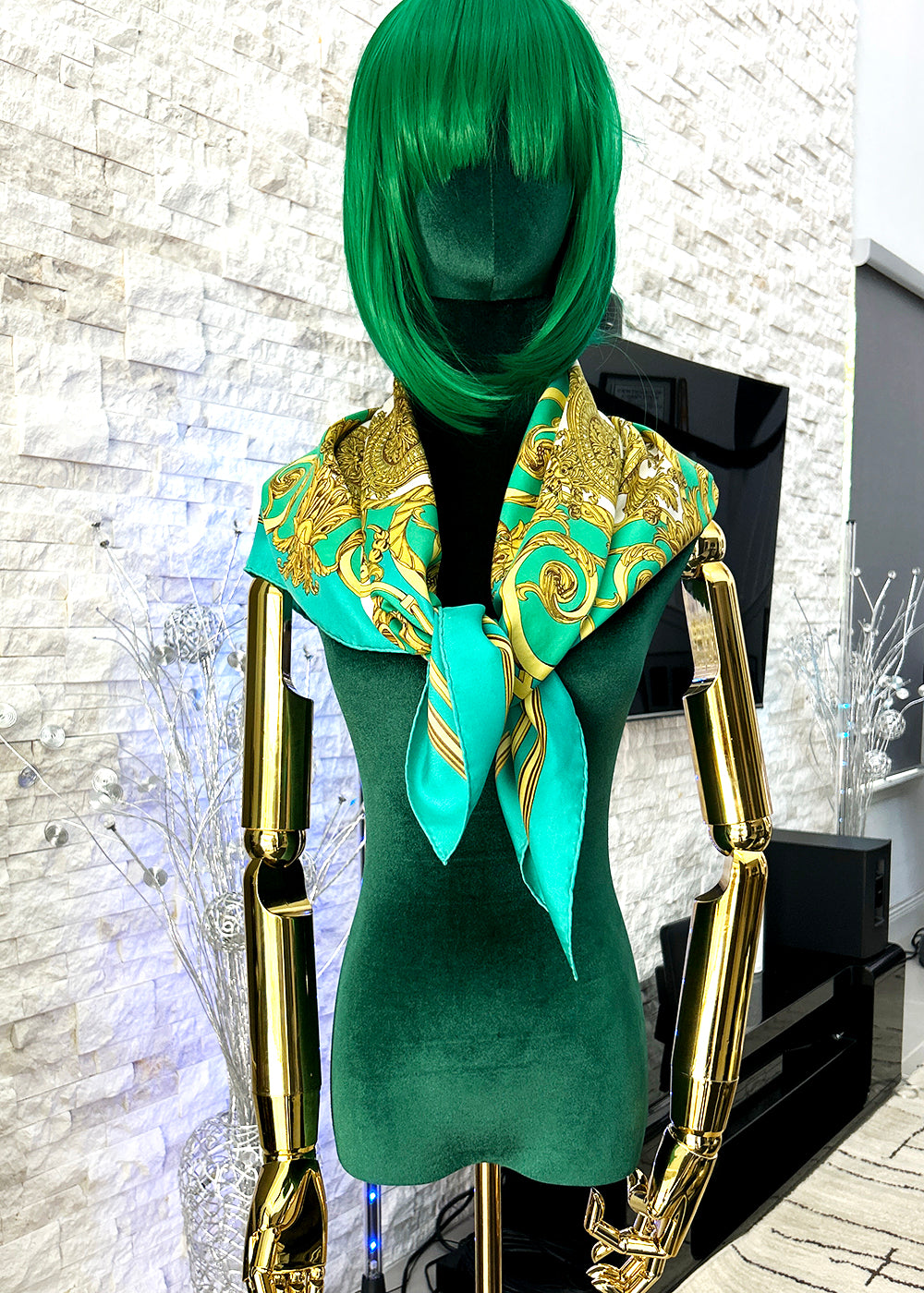 Hermès 100% Silk Les Tuileries Silk Scarf 90cm