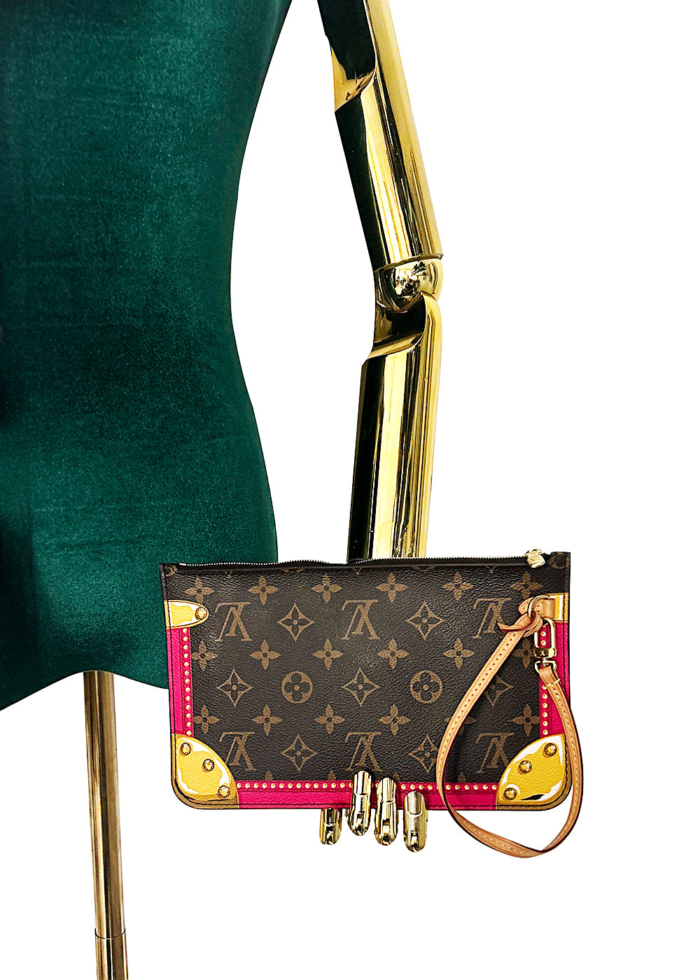 Louis Vuitton LV Monogram Neverfull Pouch