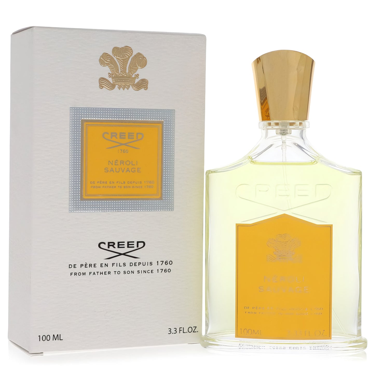 Neroli Sauvage by Creed - Eau De Parfum Spray for Men 3.3 oz