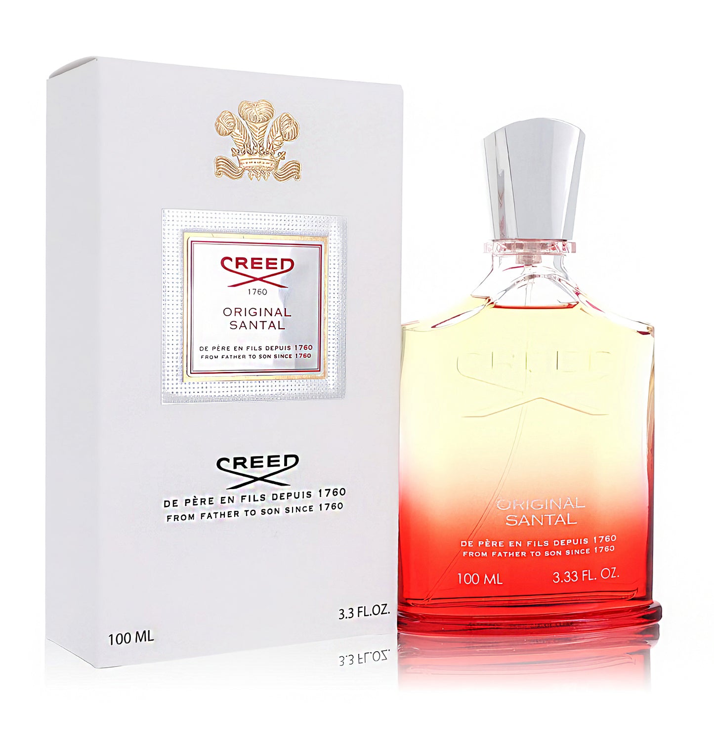 Original Santal by Creed - Eau De Parfum Spray for Men 3.3 oz