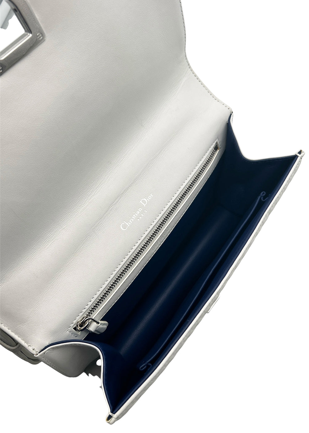 Christian Dior 2015 Medium Lambskin Embroidered Diorama Flap Crossbody Bag