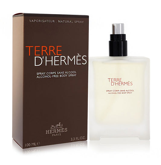 Terre D'Hermès by Hermès for Men - Body Spray (Alcohol Free) 3.3 oz