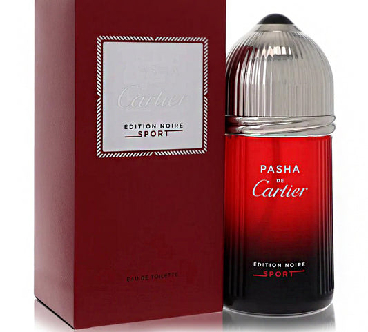 Pasha De Cartier Noire Sport by Cartier - Eau De Toilette Spray for Men 3.3 oz