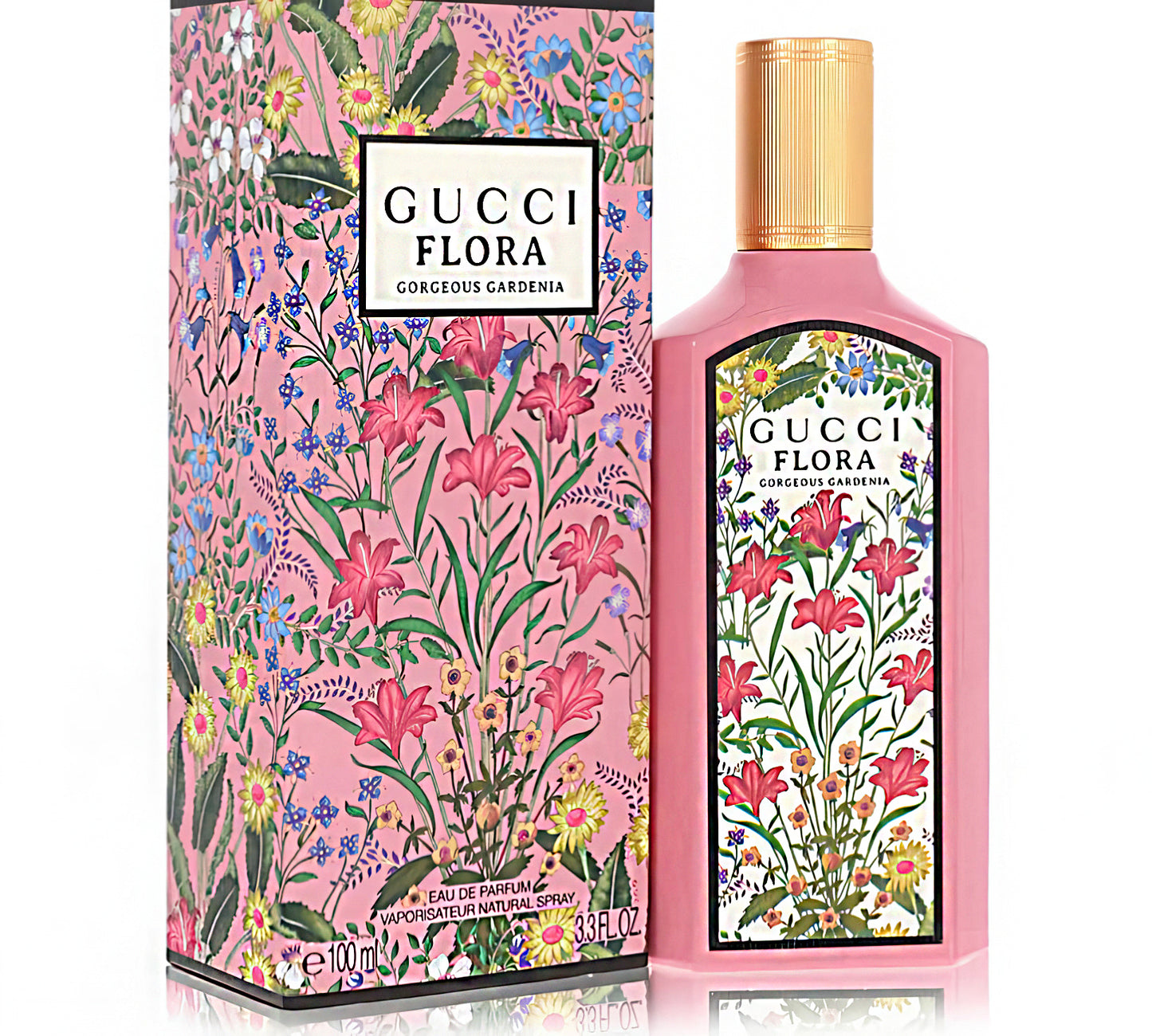 Flora Gorgeous Gardenia by Gucci - Eau De Parfum Spray for Women 3.3 oz