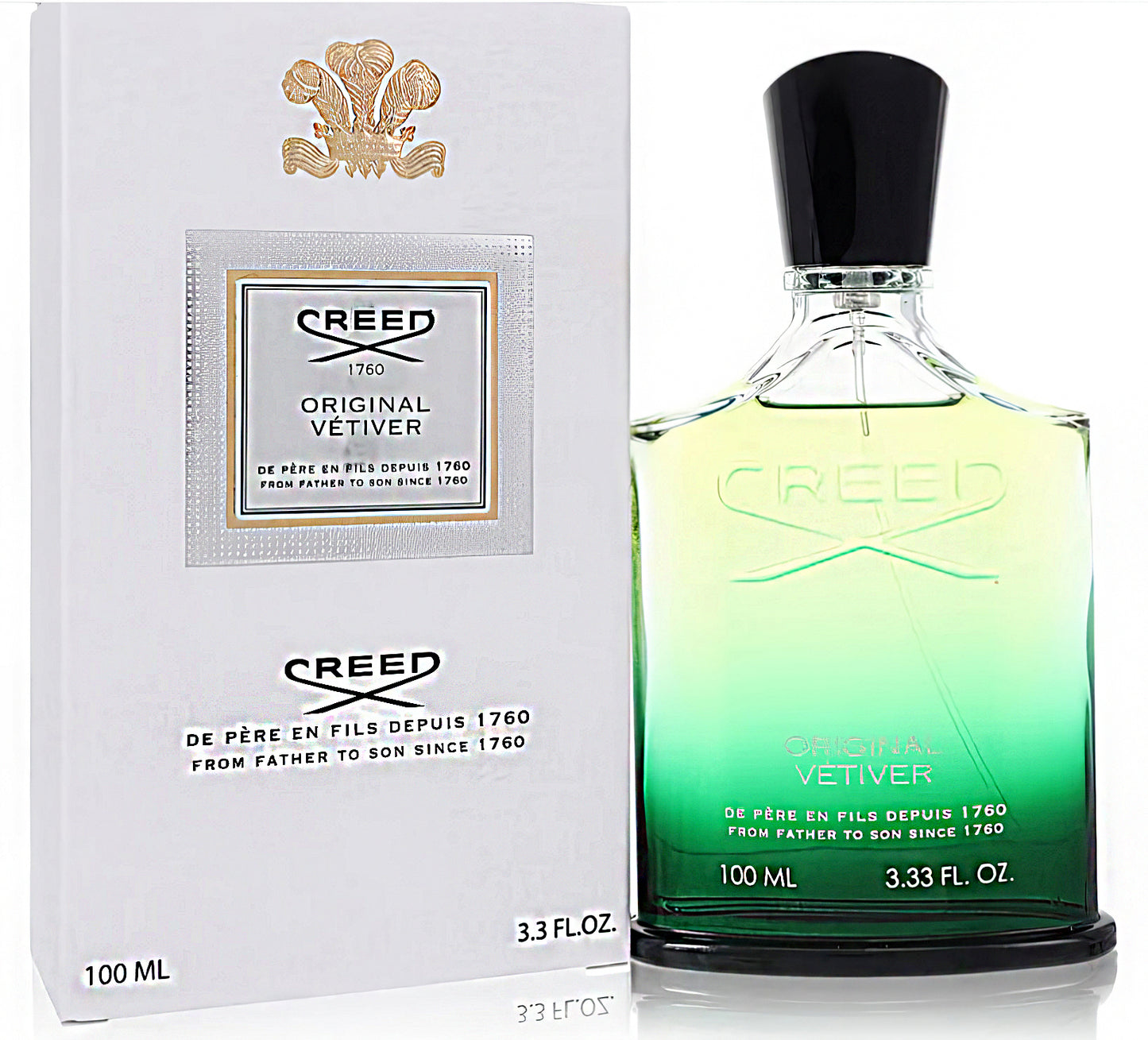 Original Vetiver by Creed - Eau De Parfum Spray for Men 3.3 oz