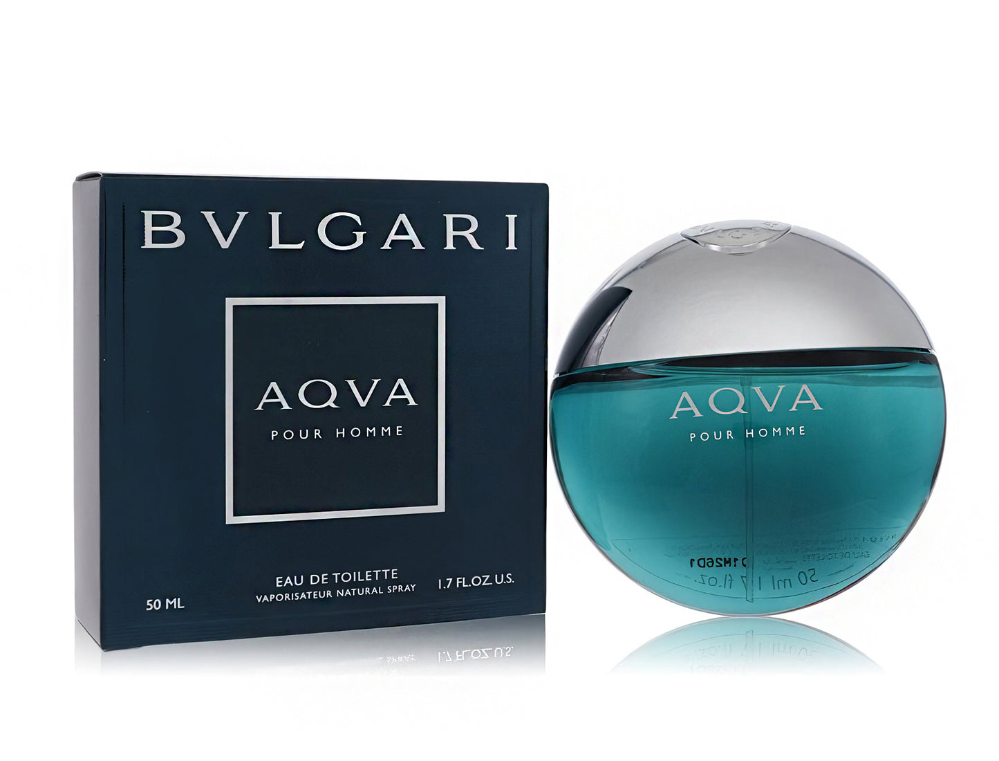 Aqua Pour Homme by Bvlgari for Men - Eau De Toilette Spray 1.7 oz