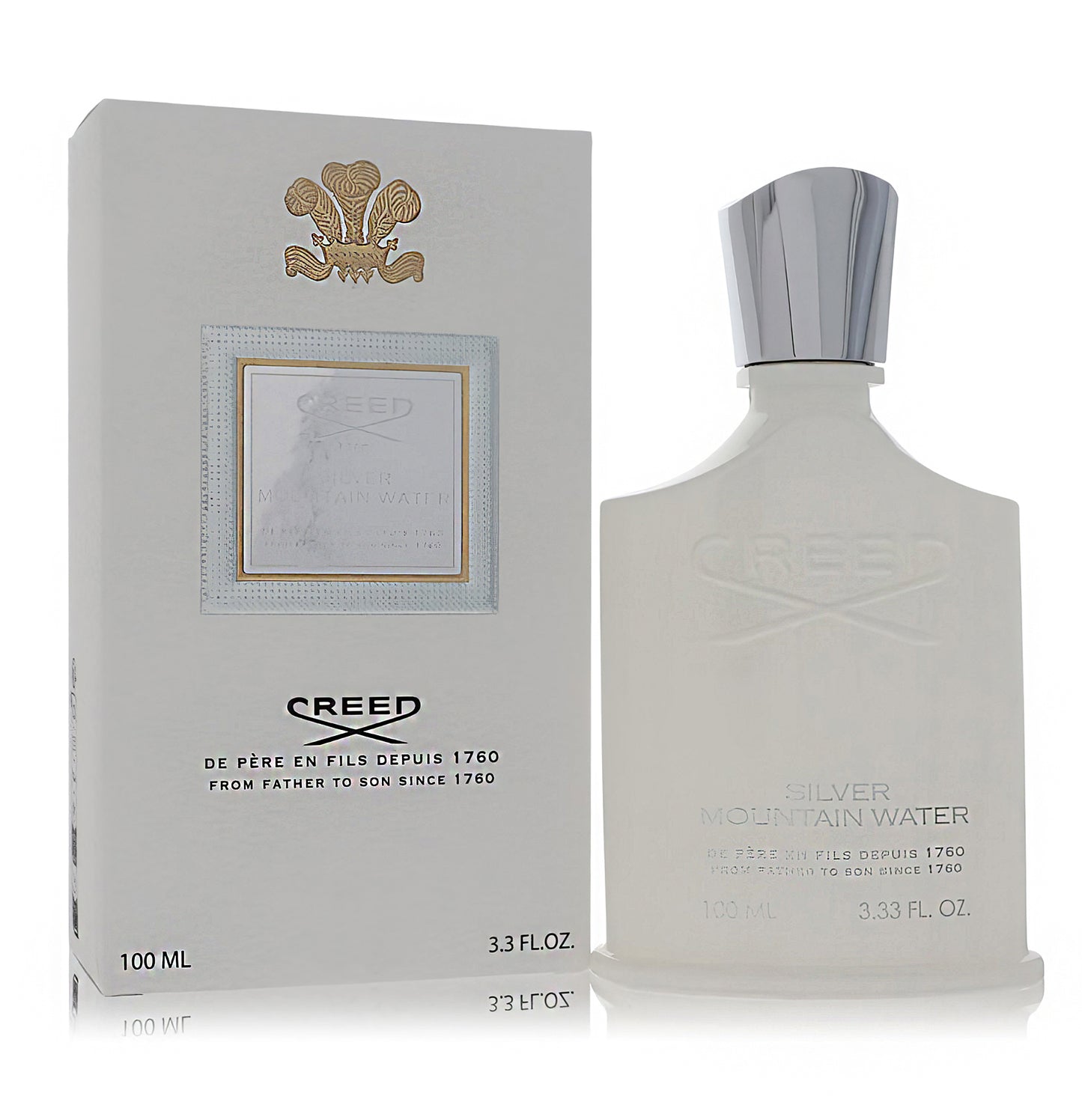 Silver Mountain Water by Creed for Men Eau De Parfum Spray 3.3 oz