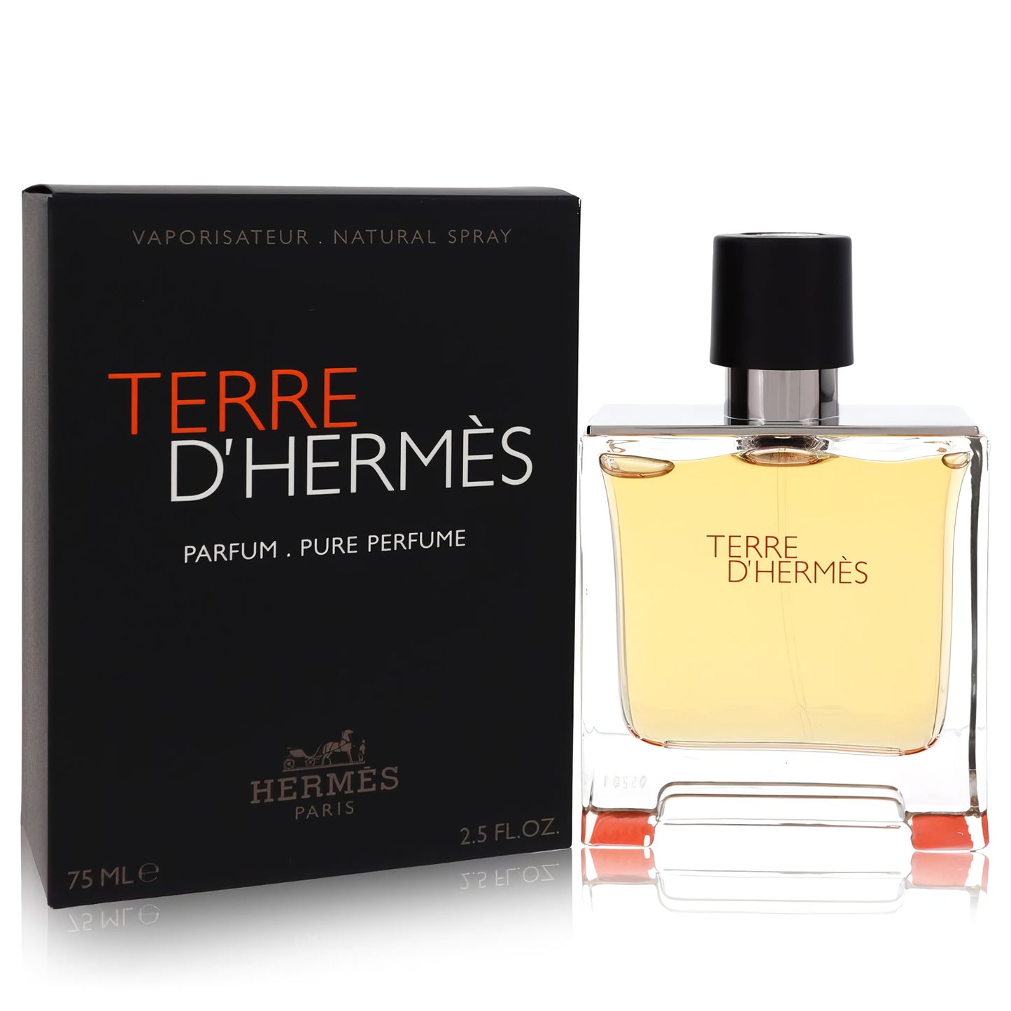 Terre D'Hermès by Hermès - Pure Pefume Spray for Men 2.5 oz