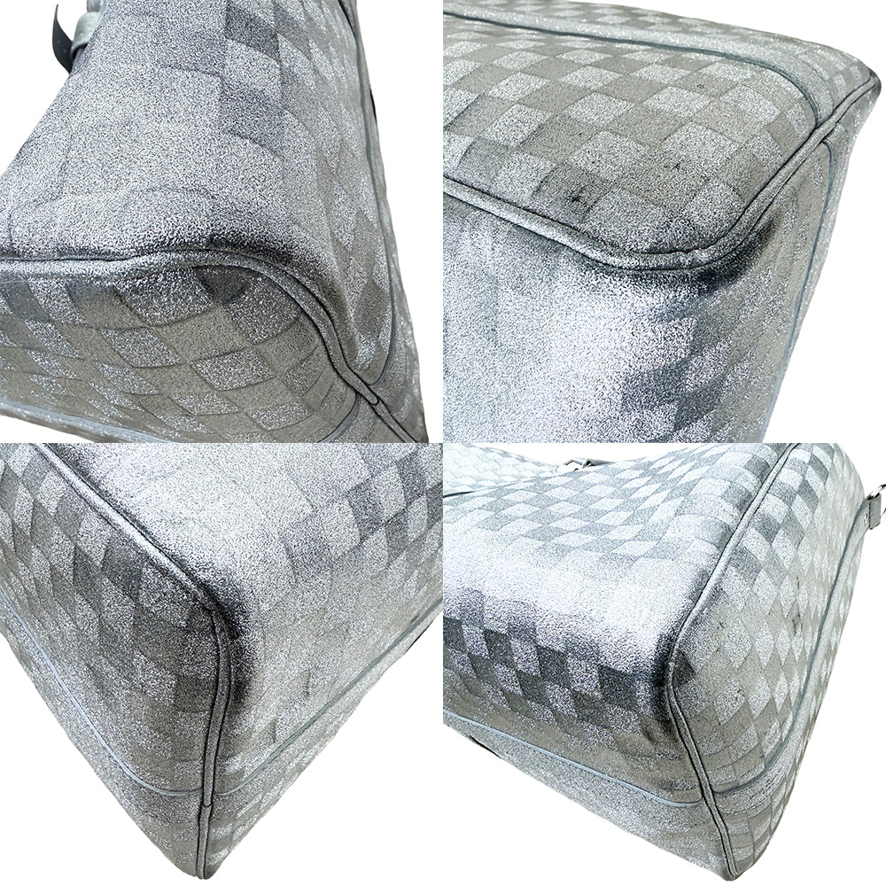 Louis Vuitton Keepall Bandoulière 50 Damier Glitter Silver Printemps Été 2022