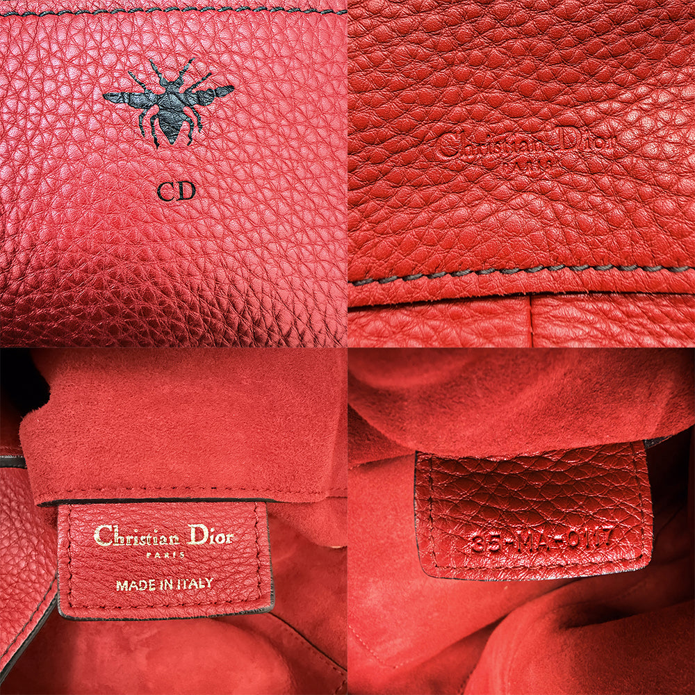Christian Dior Vintage Bee Tote Bag with Strap