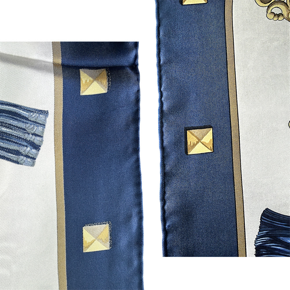 Hermès Les Clés Silk Scarf