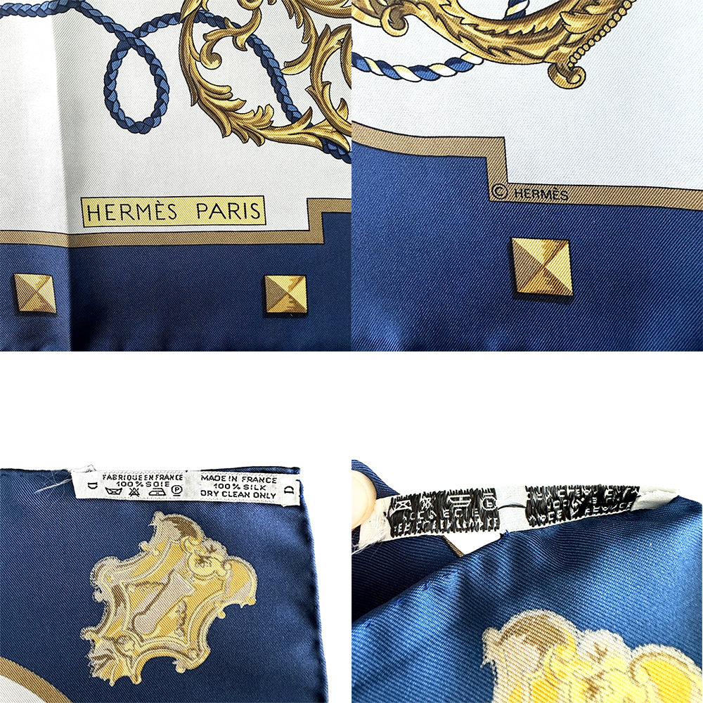 Hermès Les Clés Silk Scarf