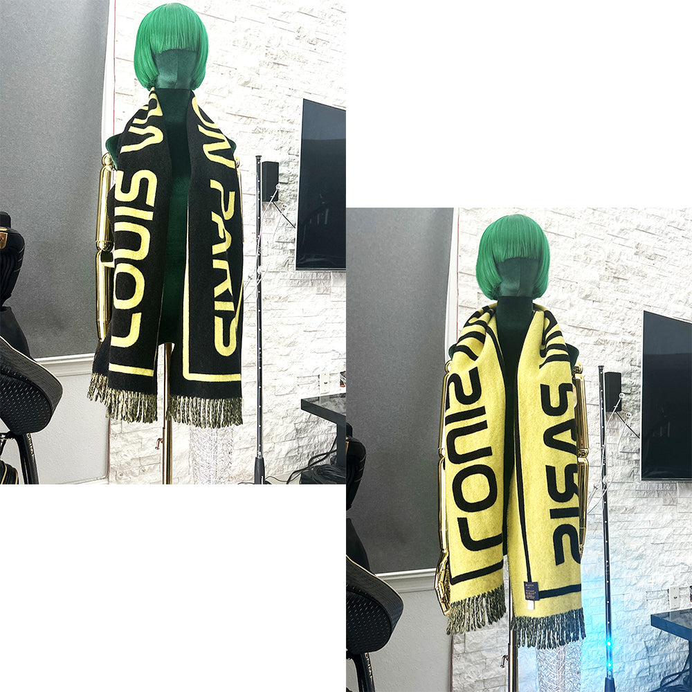 Bufanda City Gravity de lana y cachemir de LOUIS VUITTON, extragrande, unisex