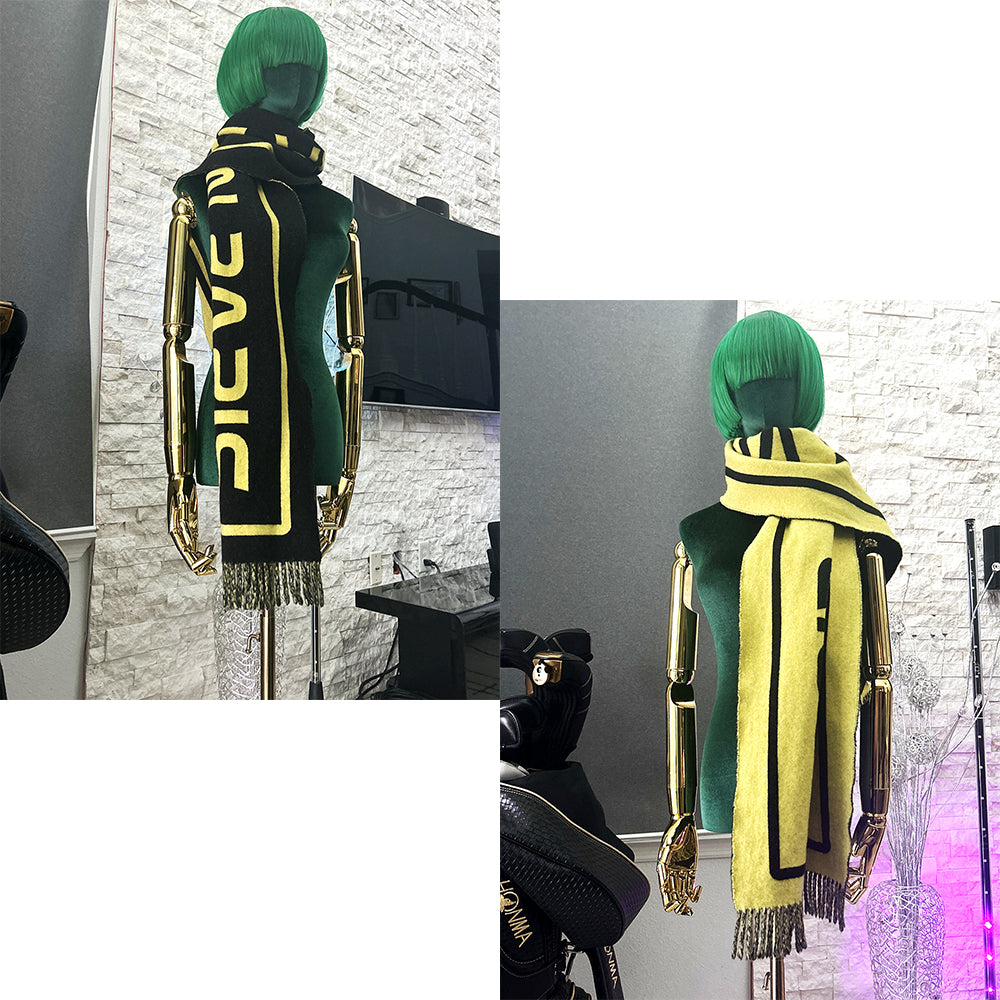 Bufanda City Gravity de lana y cachemir de LOUIS VUITTON, extragrande, unisex