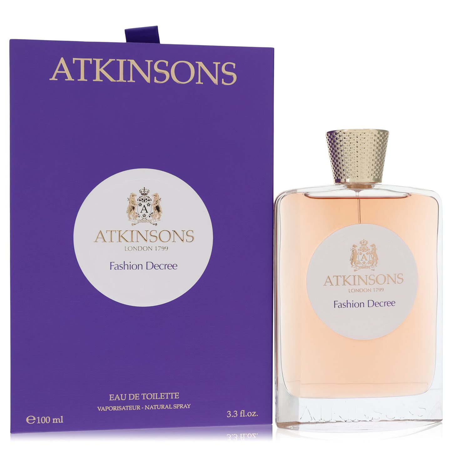 Fashion Decree by Atkinsons - Eau De Toilette Spray for Women 3.3 oz